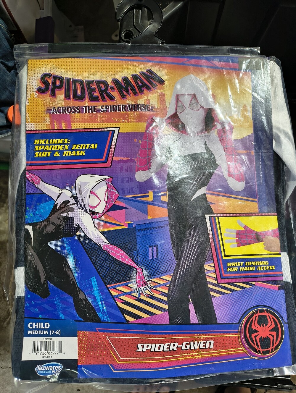 Spider-Man Spider-Gwen Kids Costume Size Medium (7/8)